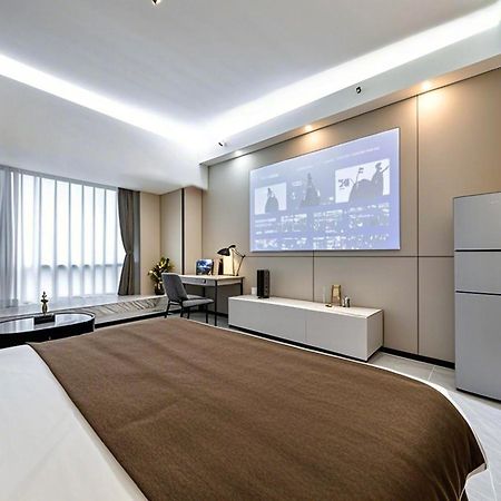 Yu Manju High-Floor Huge-Screen Audiovisual Hotel-Guangzhou Tower Zhujiang New Town Sports West Road Branch ภายนอก รูปภาพ