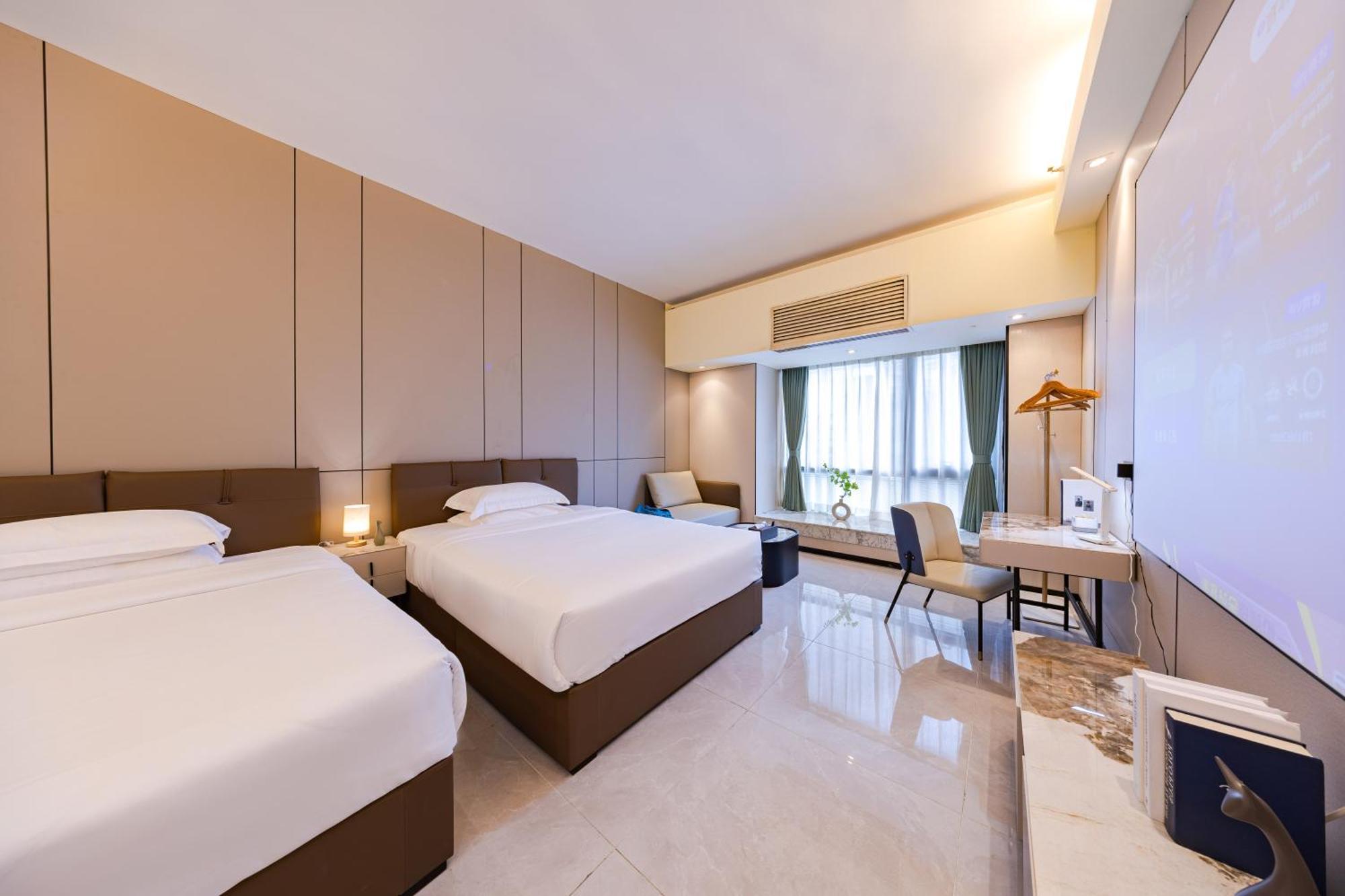 Yu Manju High-Floor Huge-Screen Audiovisual Hotel-Guangzhou Tower Zhujiang New Town Sports West Road Branch ภายนอก รูปภาพ