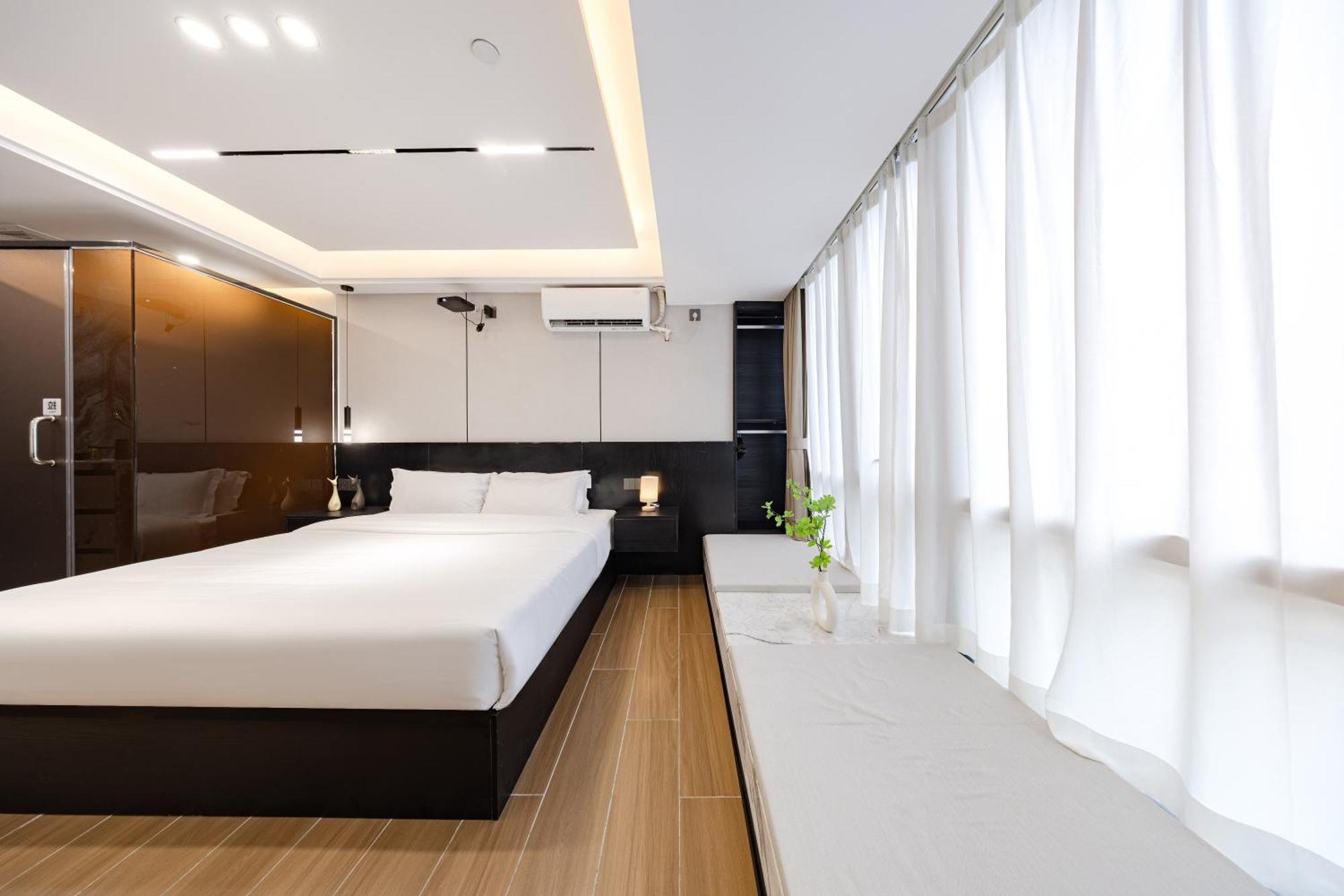 Yu Manju High-Floor Huge-Screen Audiovisual Hotel-Guangzhou Tower Zhujiang New Town Sports West Road Branch ภายนอก รูปภาพ