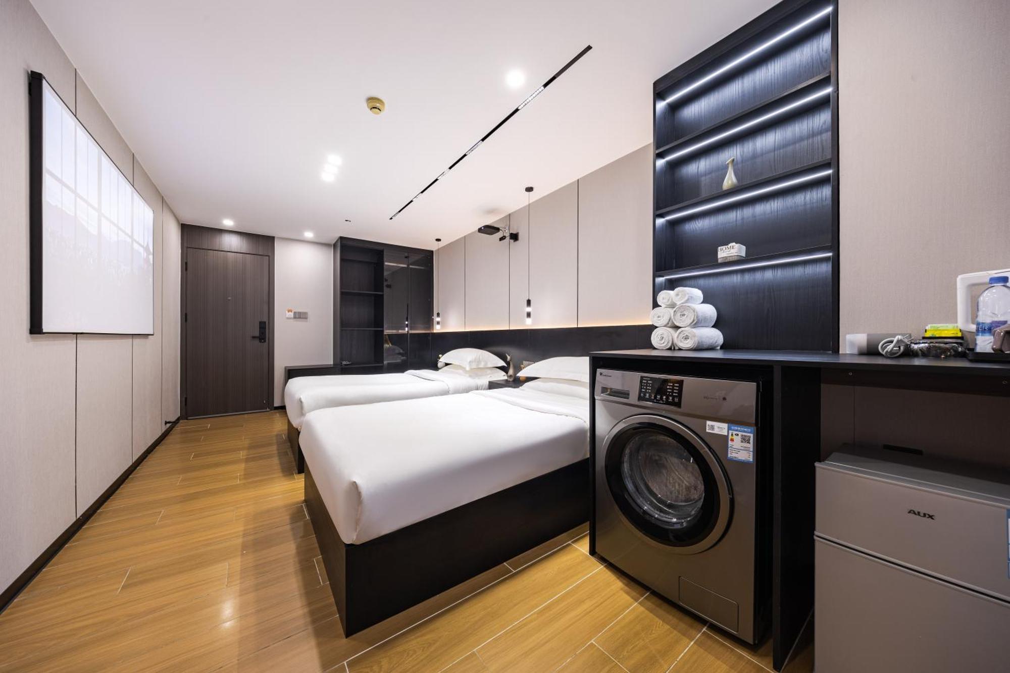 Yu Manju High-Floor Huge-Screen Audiovisual Hotel-Guangzhou Tower Zhujiang New Town Sports West Road Branch ภายนอก รูปภาพ