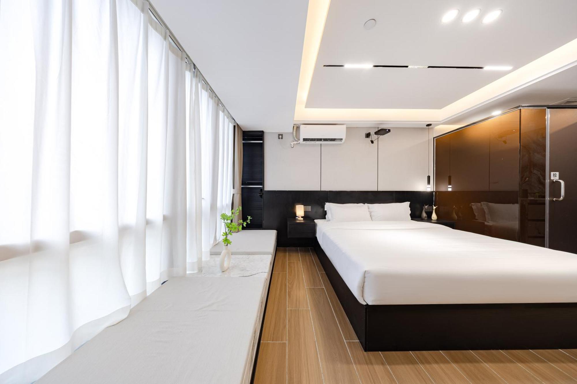 Yu Manju High-Floor Huge-Screen Audiovisual Hotel-Guangzhou Tower Zhujiang New Town Sports West Road Branch ภายนอก รูปภาพ