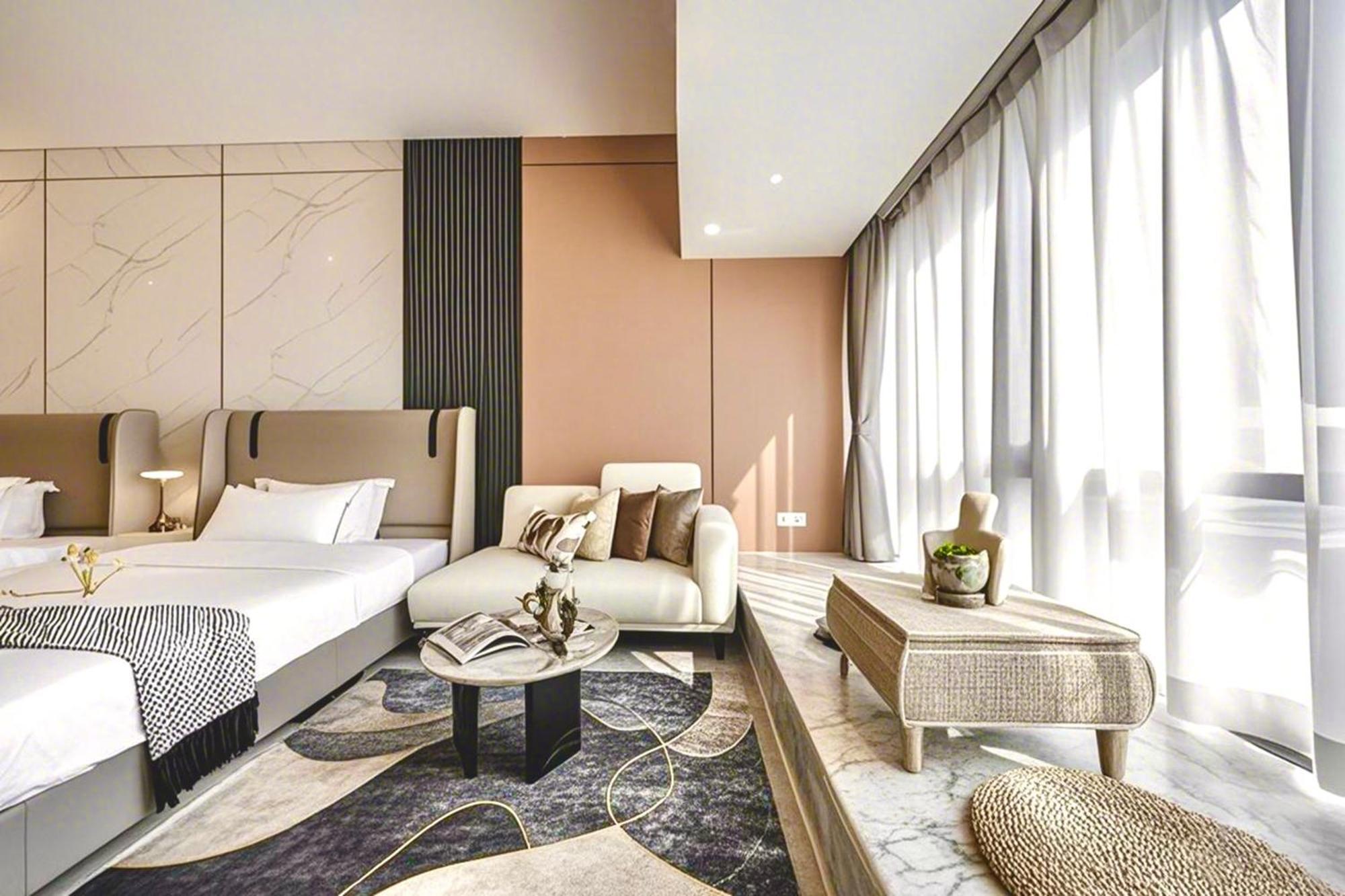Yu Manju High-Floor Huge-Screen Audiovisual Hotel-Guangzhou Tower Zhujiang New Town Sports West Road Branch ภายนอก รูปภาพ