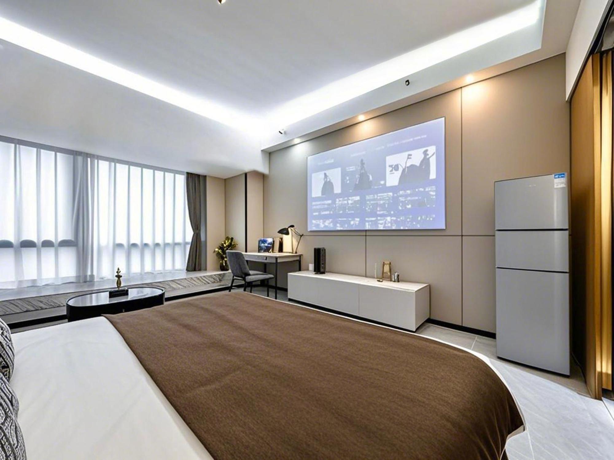 Yu Manju High-Floor Huge-Screen Audiovisual Hotel-Guangzhou Tower Zhujiang New Town Sports West Road Branch ภายนอก รูปภาพ