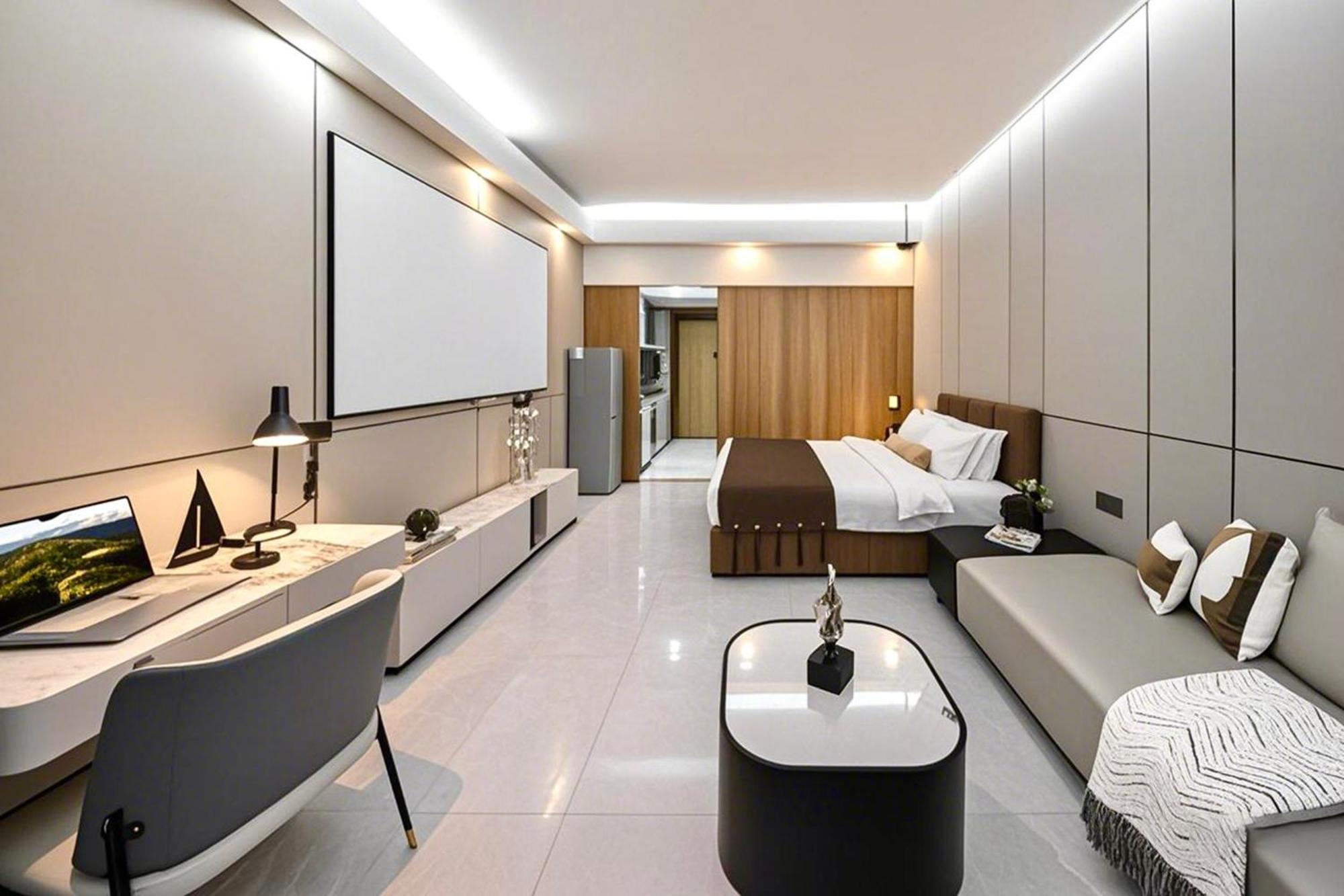 Yu Manju High-Floor Huge-Screen Audiovisual Hotel-Guangzhou Tower Zhujiang New Town Sports West Road Branch ภายนอก รูปภาพ