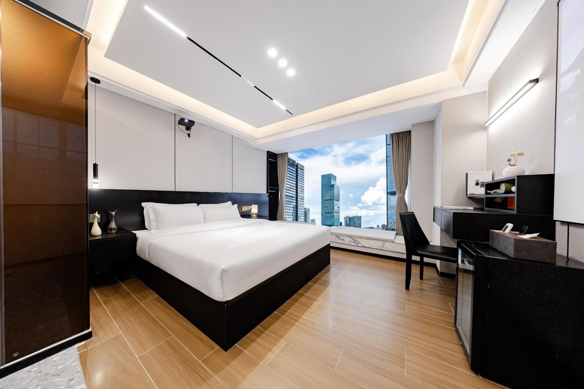 Yu Manju High-Floor Huge-Screen Audiovisual Hotel-Guangzhou Tower Zhujiang New Town Sports West Road Branch ภายนอก รูปภาพ